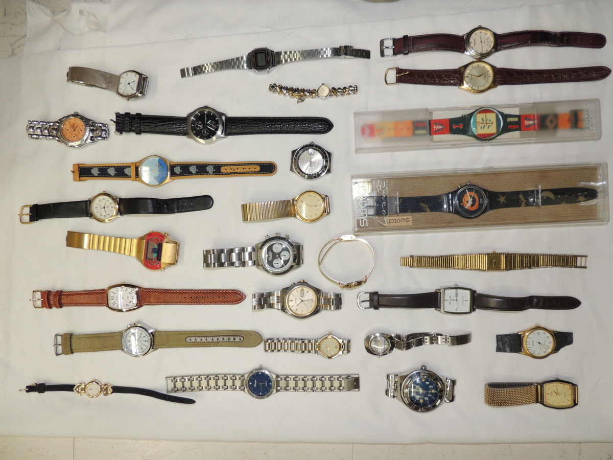 直販安い ◇1円～ ジャンク 腕時計 まとめて 95点 TISSOT SWATCH