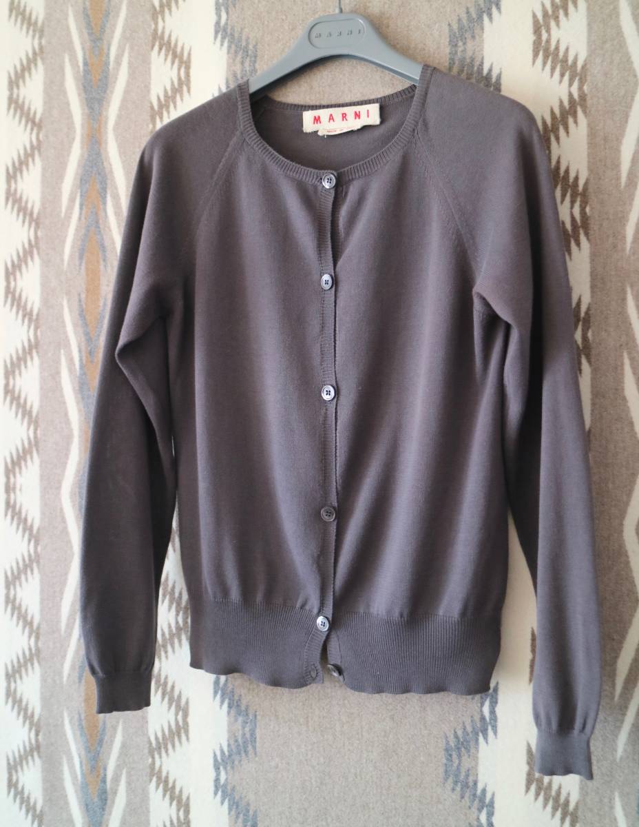 ☆マルニ MARNI 素敵なお色♪ コットンカーディガン 38 MARNI MARNI