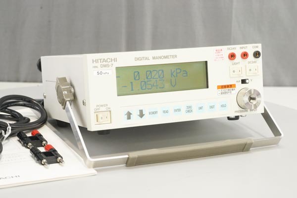 本物保証，爆買い DW 12/2016CAL HITACHI HINL DMS-7 DMS-7-50K 50kPa DIGITAL MANOMETER デジタルマノメーター ST01150-0085(環境測定器)｜売買されたオークション情報、yahooの商品情報をアーカイブ公開 - オークファン 環境測定器