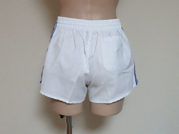 adidas アディダス サッカー M ショートパンツ・短パン セール 体操服 短パン メンズショートパンツ サッカーパンツ★アディダス adidas★ADP-9B★ホワイト×ブルー★Lサイズ★未使用