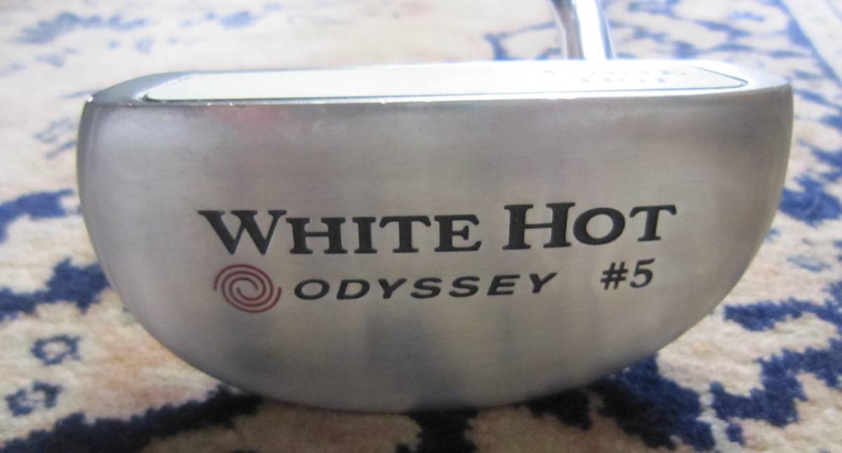 オデッセイ #5 パター ホワイトホット HOT WHITE ODYSSEY ホット ホワイト 名器 OG 2ドット 美品 - 初代ホワイトホット パター｜ゴルフクラブ名器大辞典