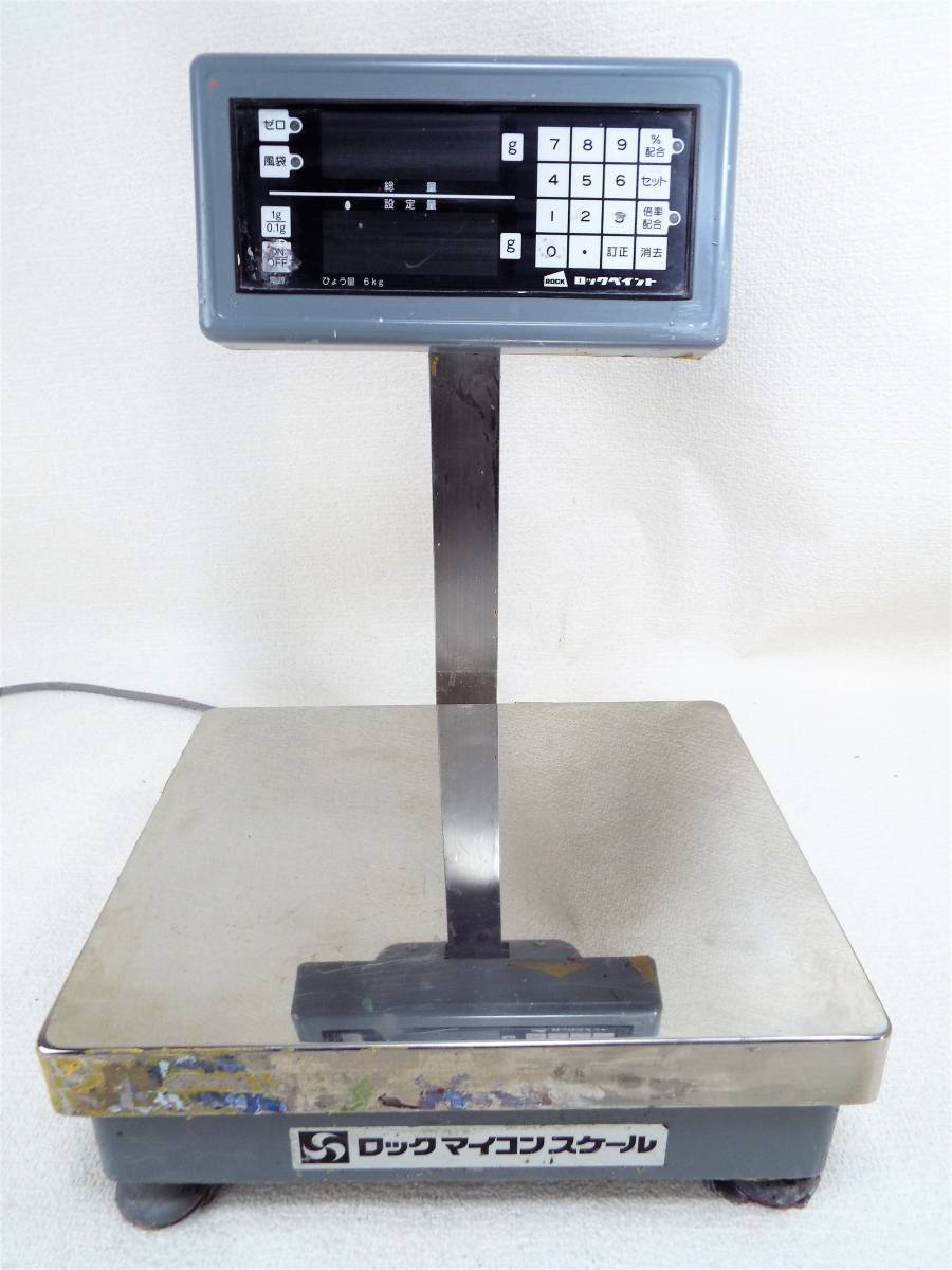 100%新品，定番 ロックペイント マイコンスケール 電気抵抗線 塗料計量器 はかり 計量器 ペンキ 通電OK 現状品 3266(塗料)｜売買されたオークション情報、yahooの商品情報をアーカイブ公開 - オークファン 塗料