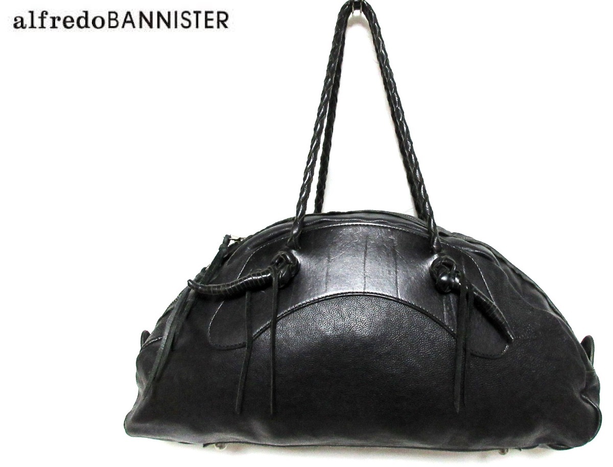 alfredoBANNISTER アルフレッドバニスター レザーボストンバッグ
