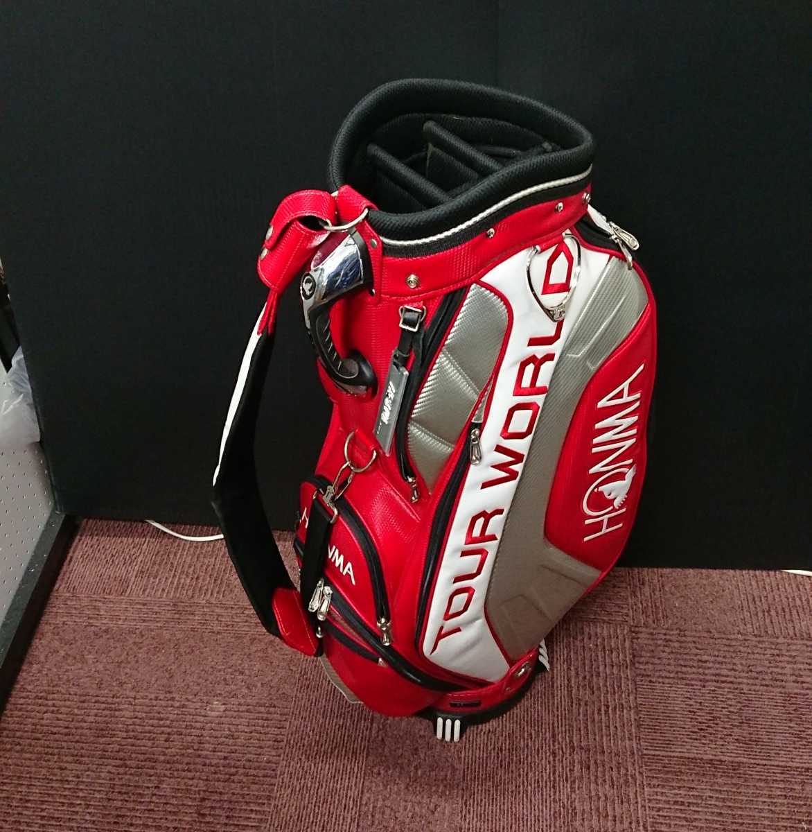 最安値，2026 HONMA ホンマ ツアーワールド キャディバッグ レッド(キャディバッグ)｜売買されたオークション情報、yahooの商品情報をアーカイブ公開 - オークファン キャディバッグ