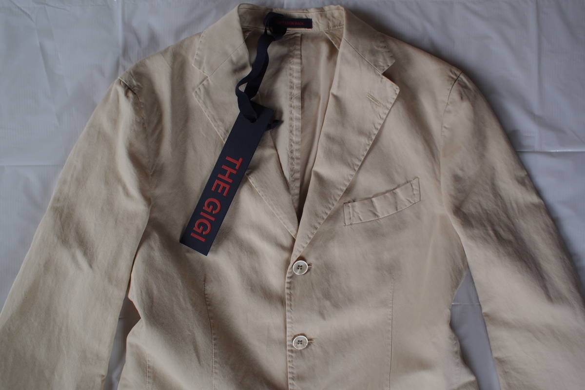 全国無料，人気 タグ付 イタリア製 THE GIGI ART 春夏 コットン混 ベージュ系 3B アンコンジャケット 50サイズ L XL相当 元BOGLIOLIデザイナ(Lサイズ)｜売買されたオークション情報、yahooの商品情報をアーカイブ公開 Lサイズ
