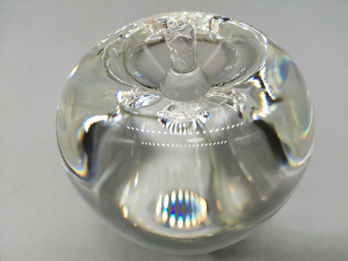 Steuben クリスタルガラス りんご スチューベン Glass アップル