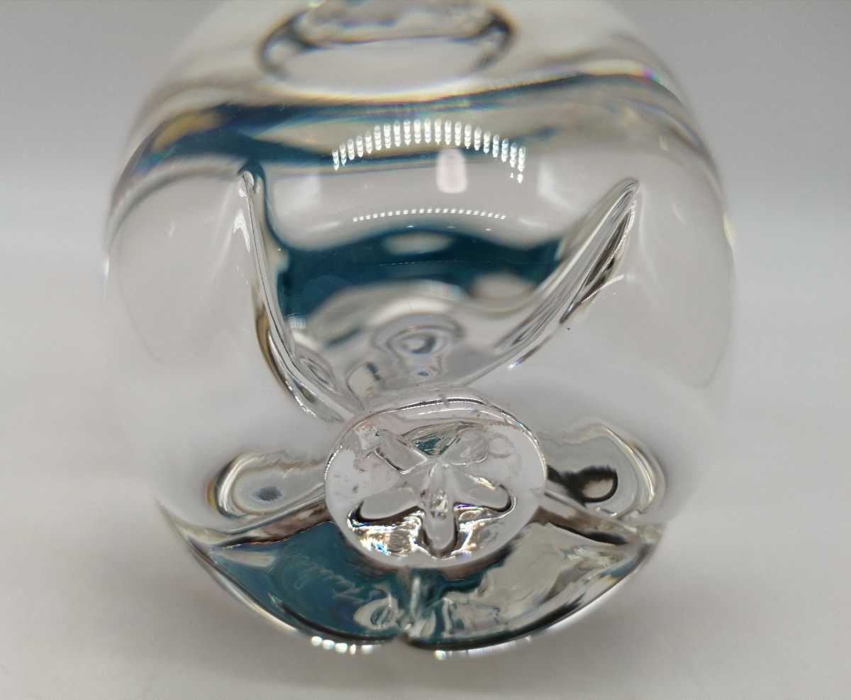 STEUBEN GLASS スチューベン グラス リンゴ 置物 ガラス オブジェ