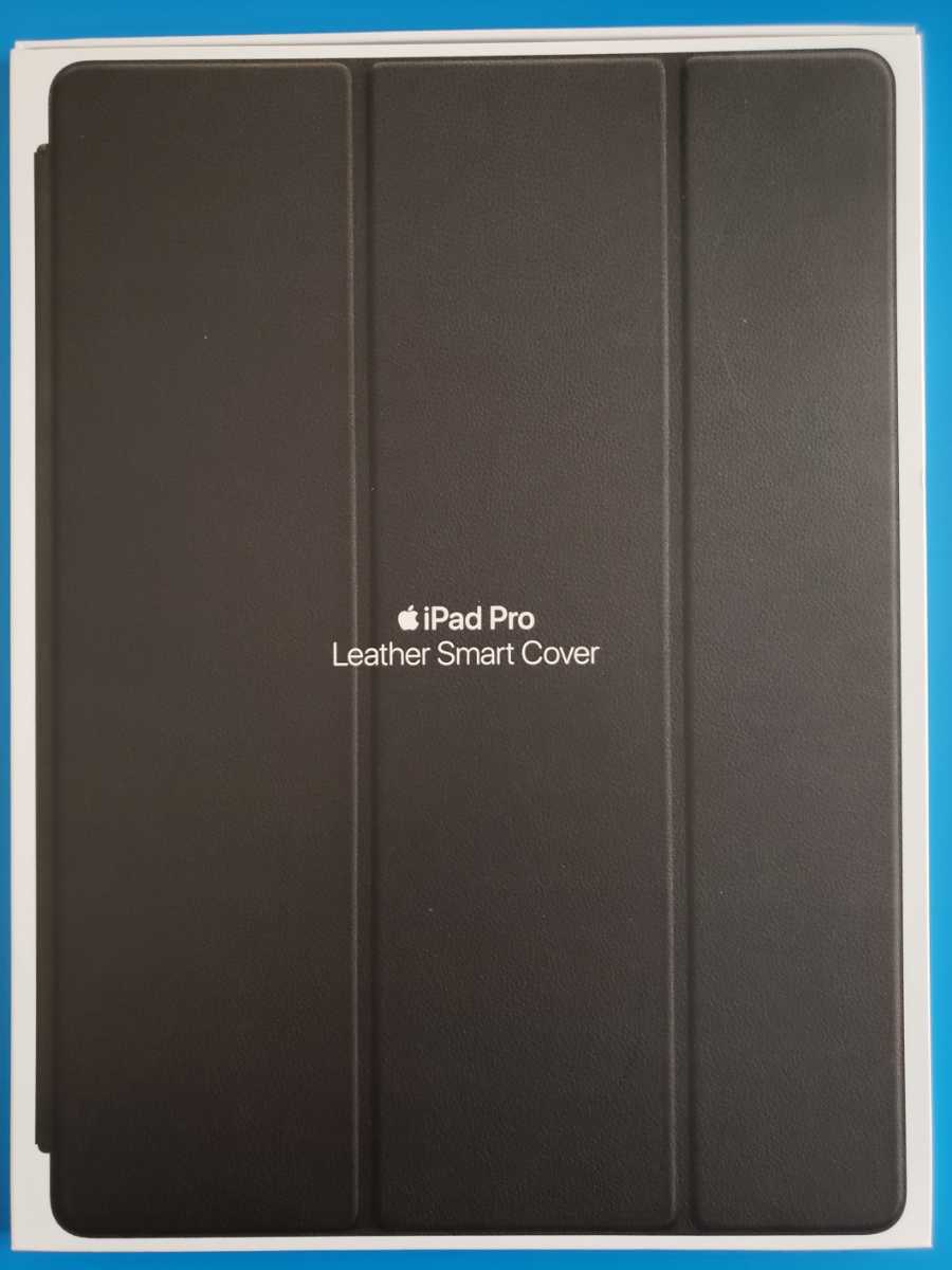 本皮 純正 iPad Pro Leather Smart Cover 黒 12.9 第1 第2世代 MPV62FE