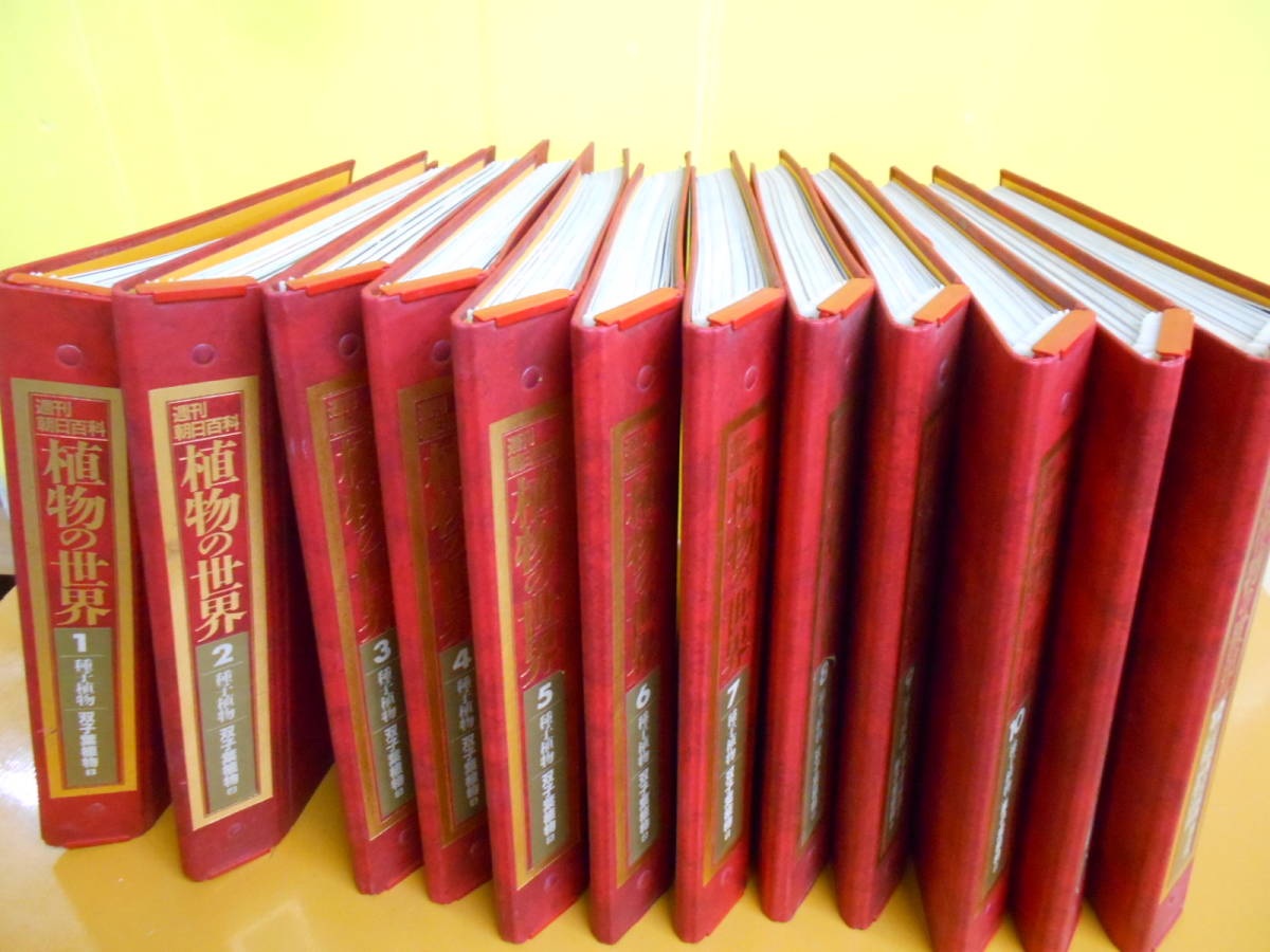 【雑誌】週刊朝日百科 植物の世界　全145冊　No.1〜145 13◎○/週刊朝日百科 植物の世界 全145号バインダー12冊セット/朝日新聞社