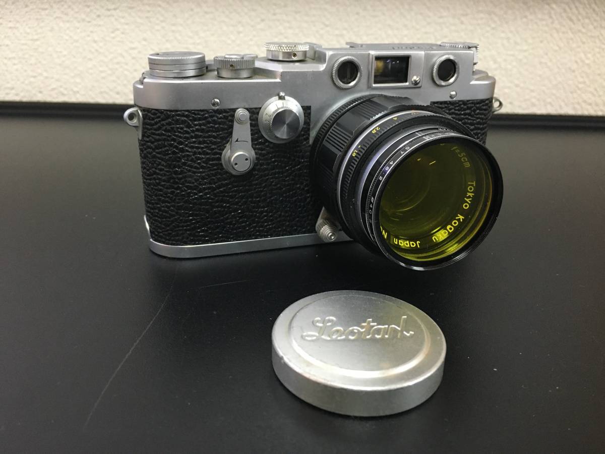 □LEOTAX/レオタックス□フィルムカメラ□東京光学□TOPcor-s□1：1.8