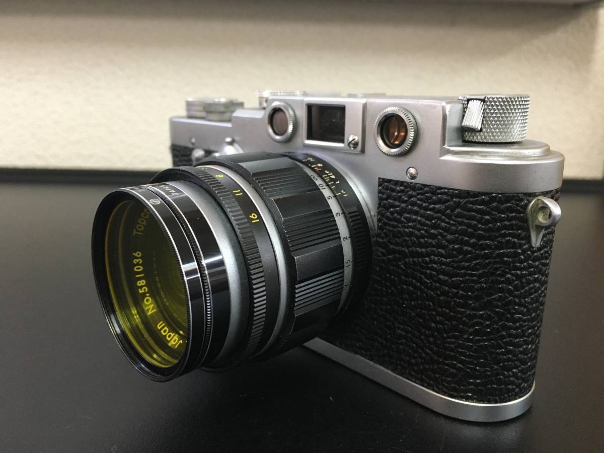 □LEOTAX/レオタックス□フィルムカメラ□東京光学□TOPcor-s□1：1.8