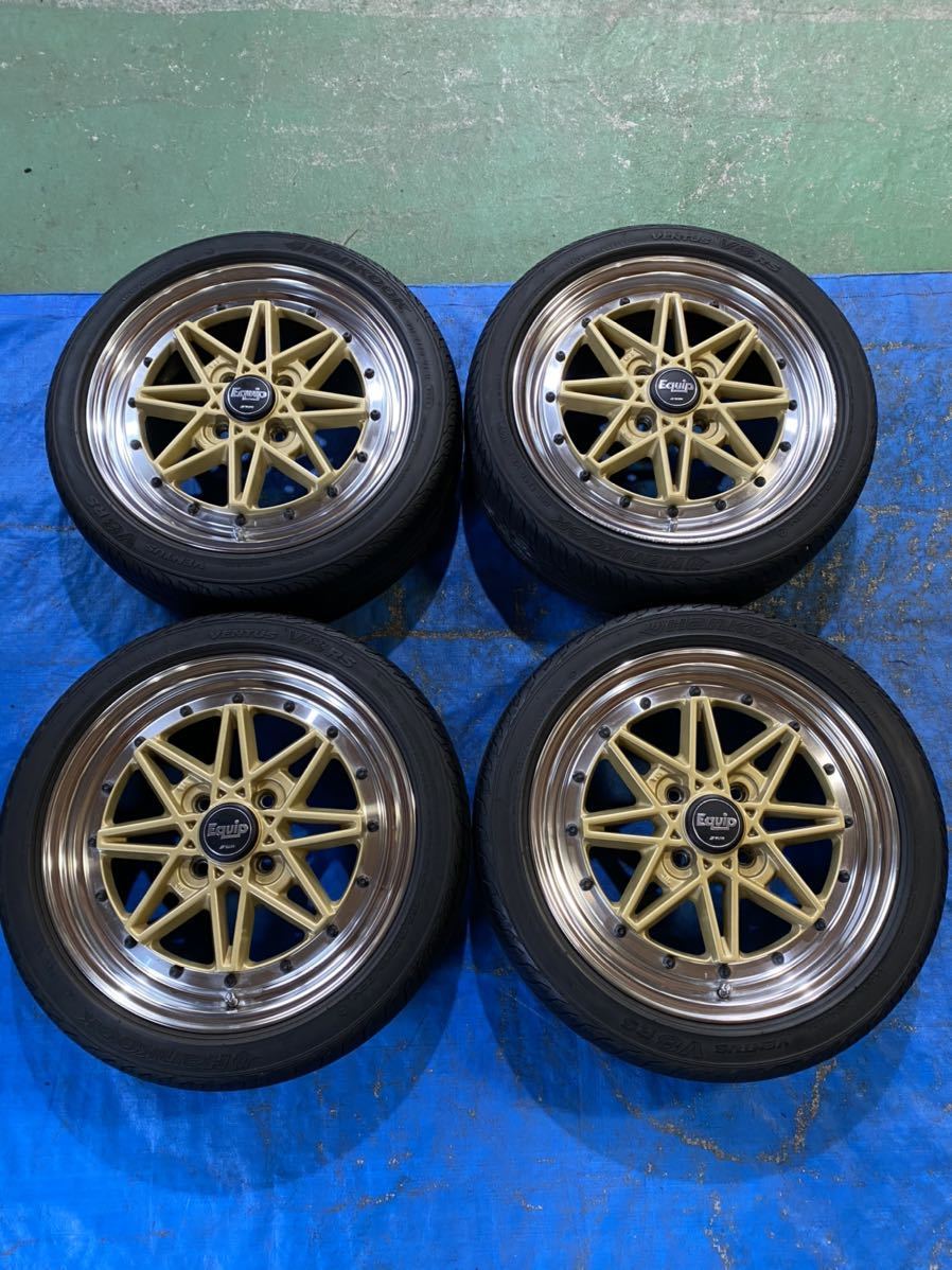 PCD100 WORK +42 ワーク 15×5J 旧車 公式通販 EQUIP03 03 4穴 -