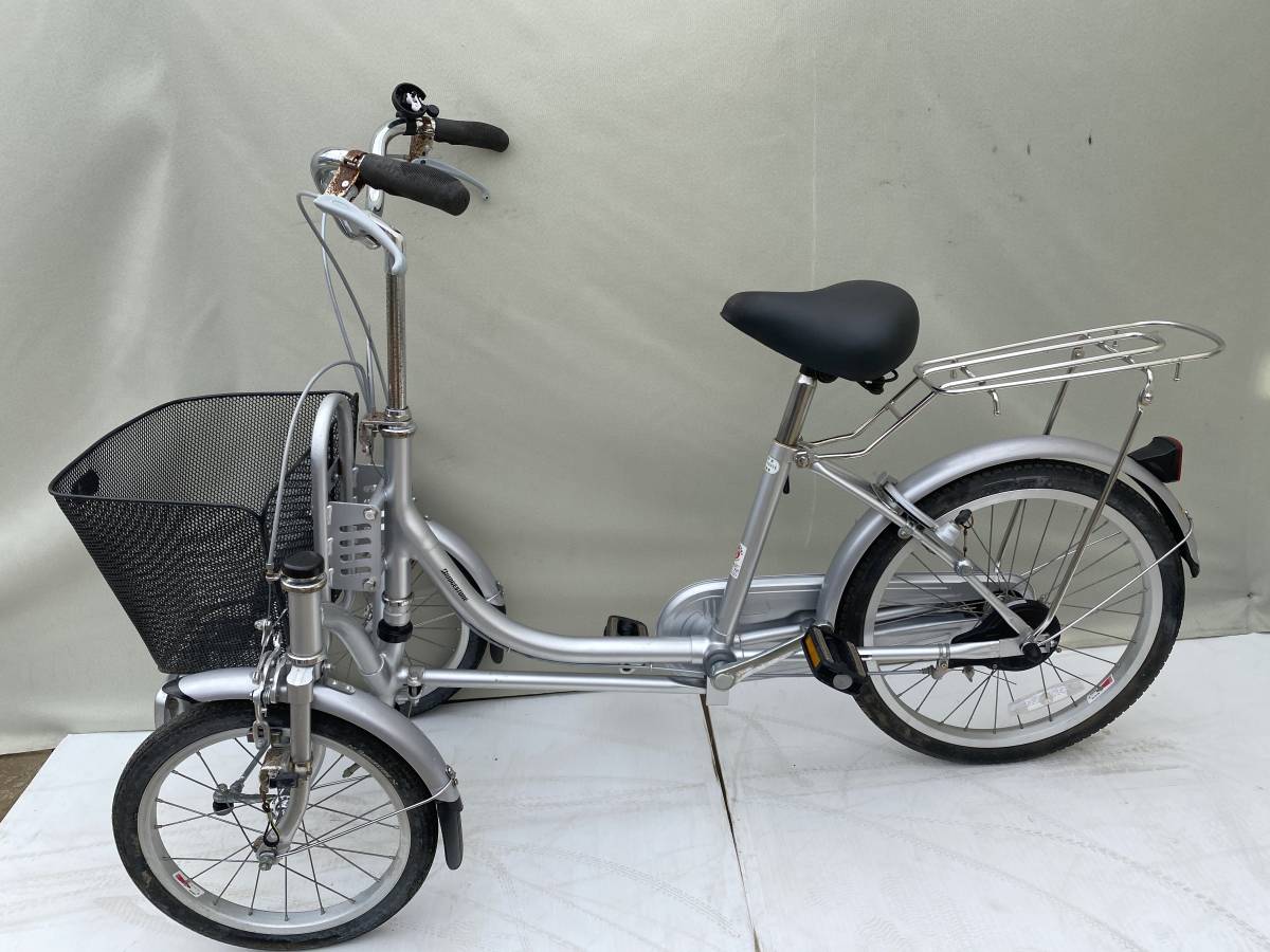 【SALE，送料無料】 BRIDGESTONE ブリヂストン 前輪20インチ 後輪16インチ 鉄フレーム 三輪自転車(車体)｜売買されたオークション情報、yahooの商品情報をアーカイブ公開 - オークファン その他