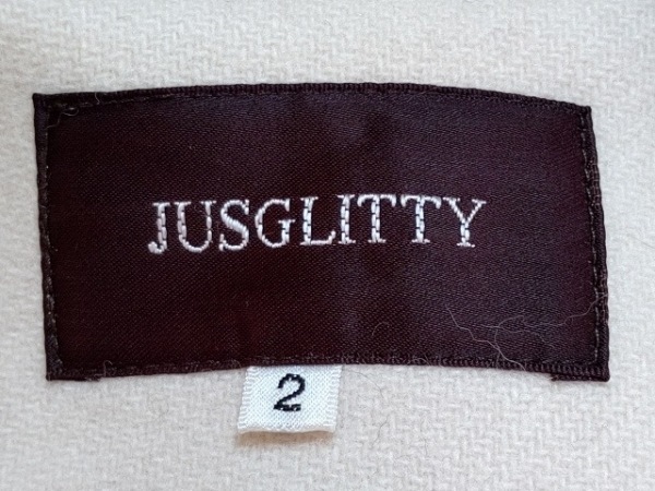 ジャスグリッティー JUSGLITTY ビットダッフルコート フォックスファー ジャスグリッティー JUSGLITTY ビットダッフルコート フォックスファー