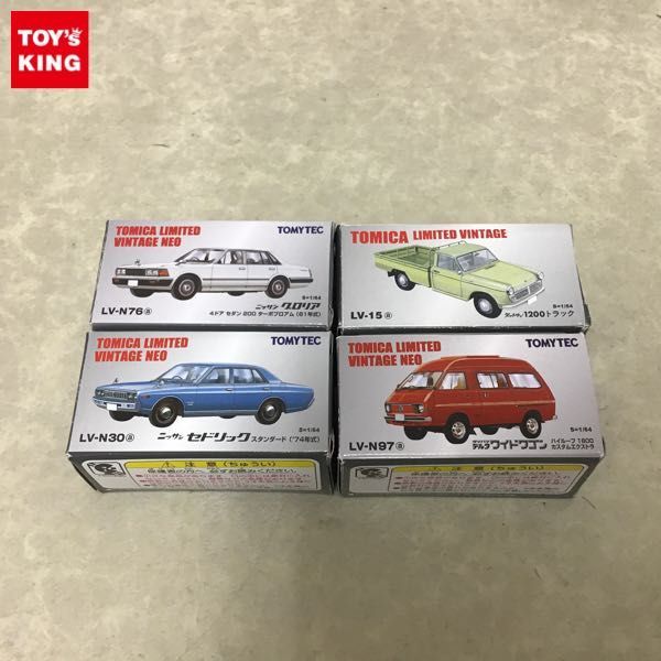 【全国無料，格安】 1円 欠品 トミカリミテッド ヴィンテージ ネオ 等 ニッサン セドリック スタンダード '74年式 ダッドサン 1200 トラック 他 / ミニカー(トミカリミテッド)｜売買されたオークション情報、yah トミカリミテッド