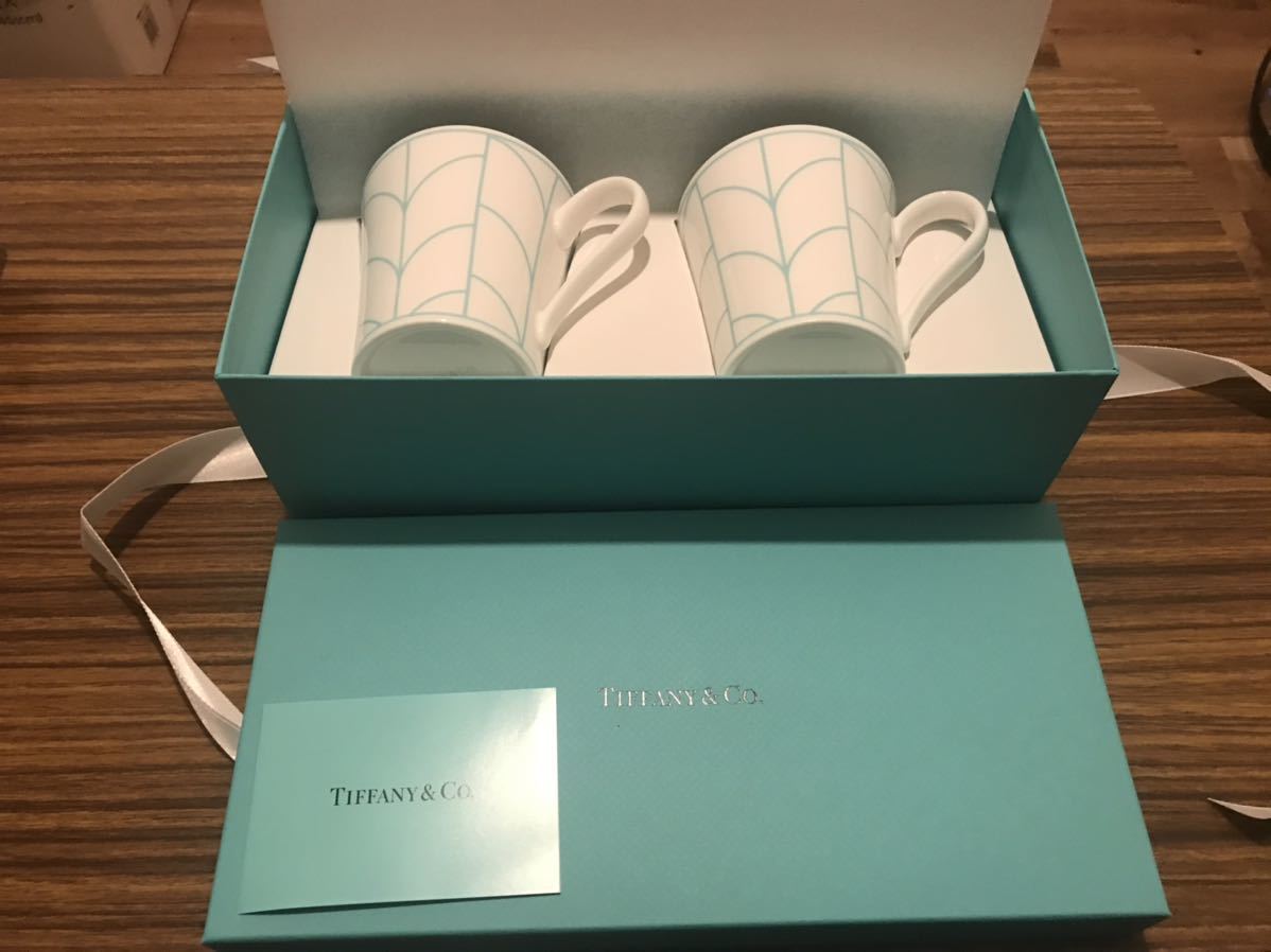 ティファニー Tiffany ⁄ マグカップ TIFFANY&amp;amp;Co.(ティファニー) TIFFANY&amp;Co.(ティファニー) &frasl; ウィートリーフマグセット⁄ペア - TIFFANY&amp;Co. ティファニー&frasl;66962687 ペアマグカップ 新品未使用 ウィートリーフ ウィート 「ＬＥＡＶＥＳ」リーフ
