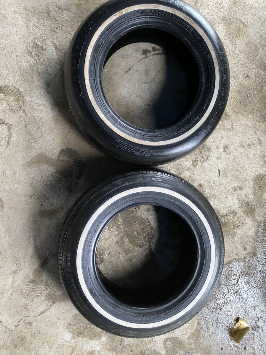 13インチ タイヤ　ホワイトリボン_1