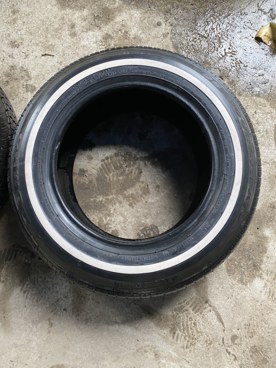 13インチ タイヤ　ホワイトリボン_2