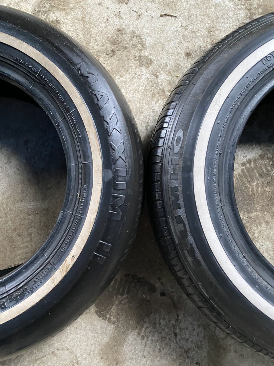 13インチ タイヤ　ホワイトリボン_3