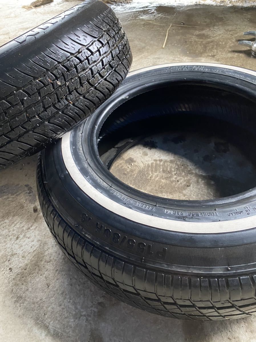 13インチ タイヤ　ホワイトリボン_5