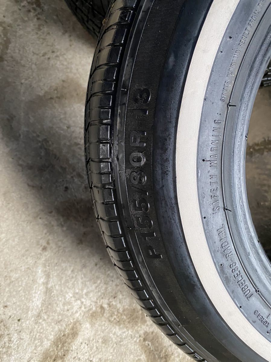 13インチ タイヤ　ホワイトリボン_8
