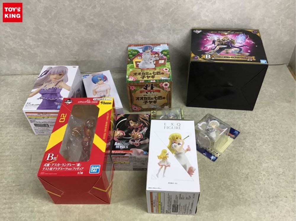 1円～ 同梱不可 ジャンク バンプレスト他 EXQフィギュア Re:ゼロから