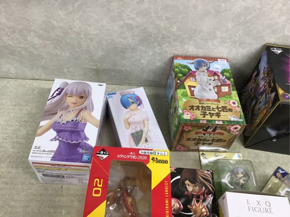 1円～ 同梱不可 ジャンク バンプレスト他 EXQフィギュア Re:ゼロから