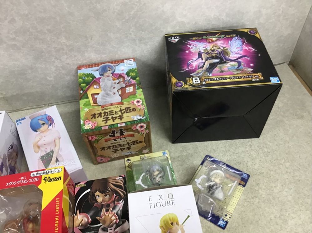 1円～ 同梱不可 ジャンク バンプレスト他 EXQフィギュア Re:ゼロから
