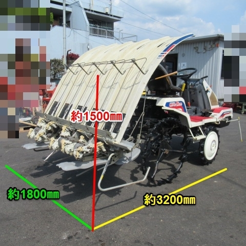 田植機 2026年最新Yahoo!オークション -三菱 5条 三菱 田植機(車体)の中古