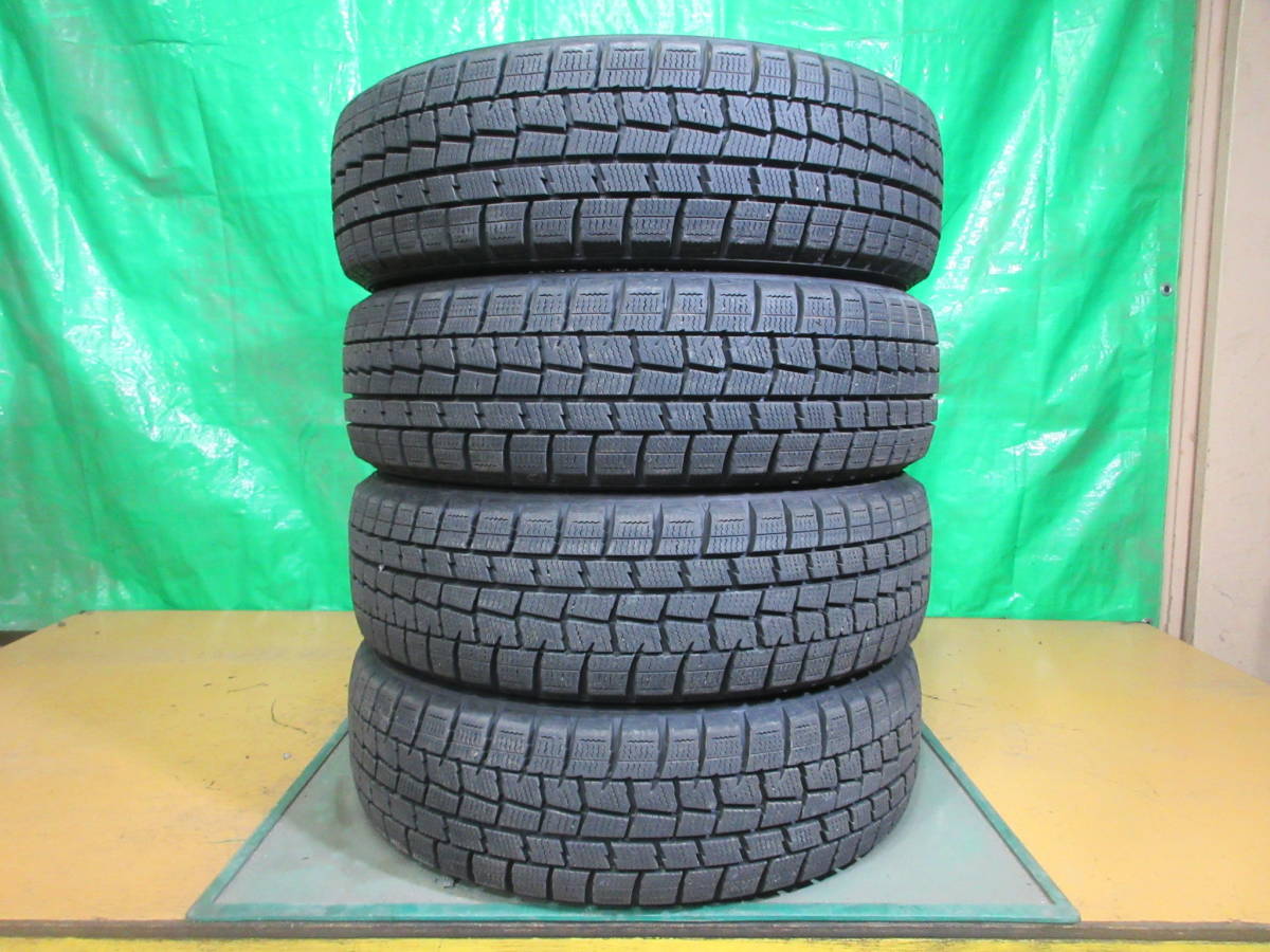 ダンロップ　WINTERMAXX　WM01　165/55R15　4本セット　No．6035　スタッドレス　冬タイヤ　90％残溝