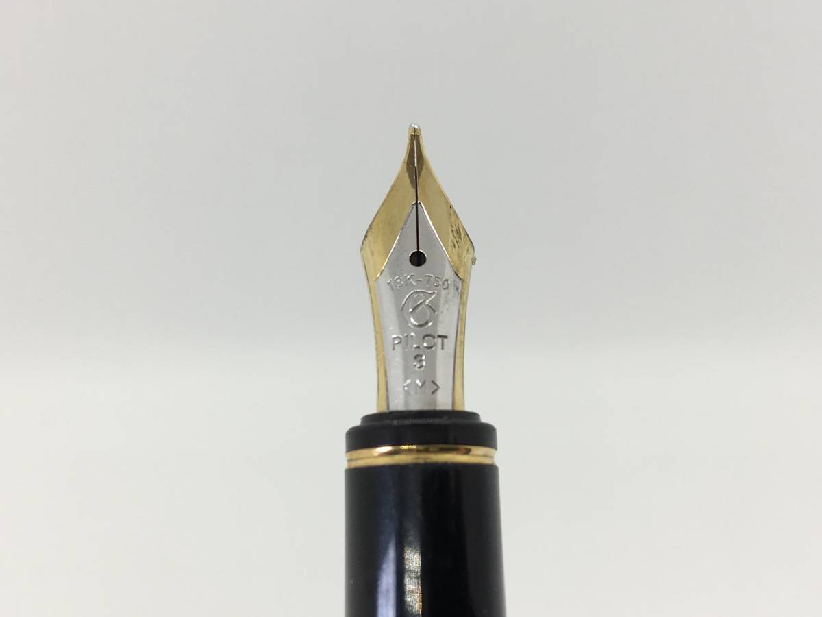 中古)PILOT パイロット 万年筆 グランセNC スターリングシルバー 【廃