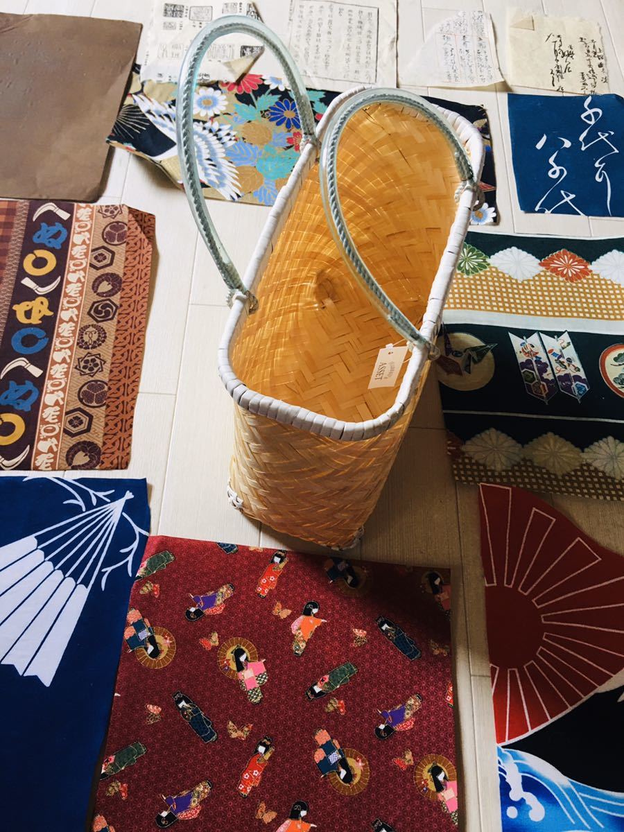 手作り 一閑張りかごバッグ 柿渋 日本伝統工芸品 かごバッグ 和紙