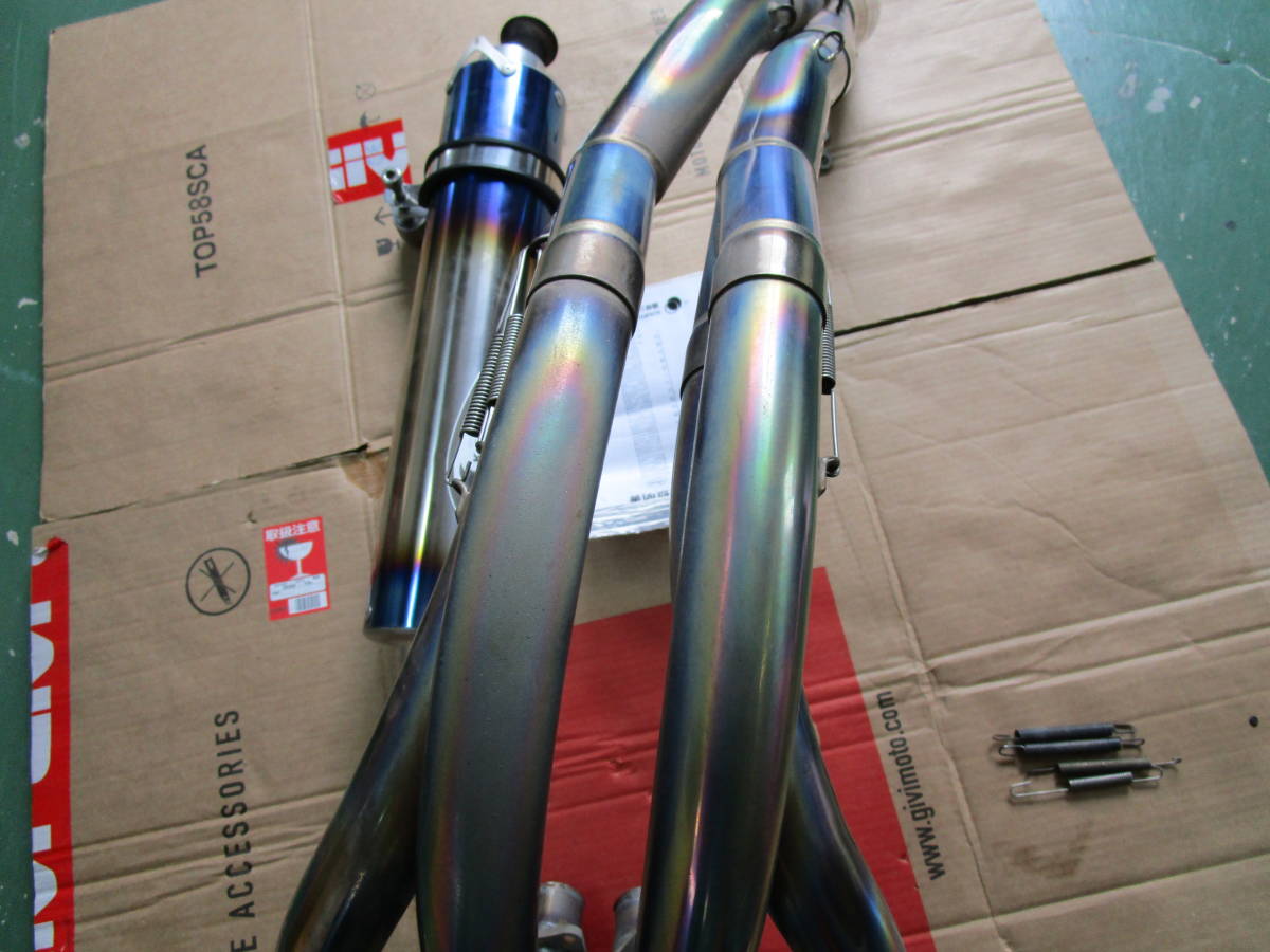 ゼファー７５０用ケイファクトリー製フルエキマフラー中古