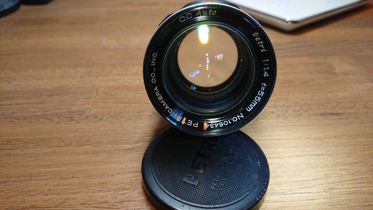55mm Petri PETRI Auto C.C - CAMERA part High-speed Co. ペトリ the