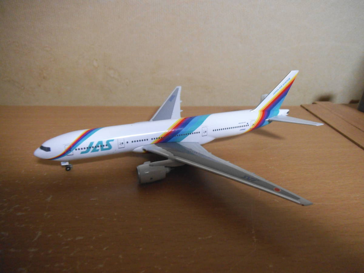 Phoenix 1/400 日本エアシステム JAS B777-200 1/400 フェニックス JAS 日本エアシステム 777-200 レインボーセブン