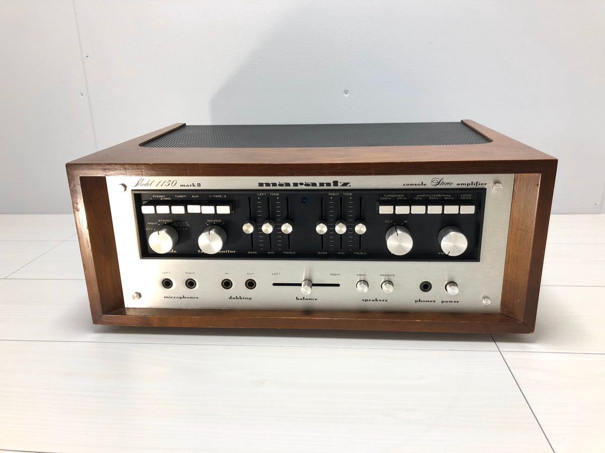 2026，新品 marantz model1150 markⅡ アンプ 名器 年代物 オーディオ機器 音響 マランツ 1円スタート(マランツ)｜売買されたオークション情報、yahooの商品情報をアーカイブ公開 - オークファン マランツ
