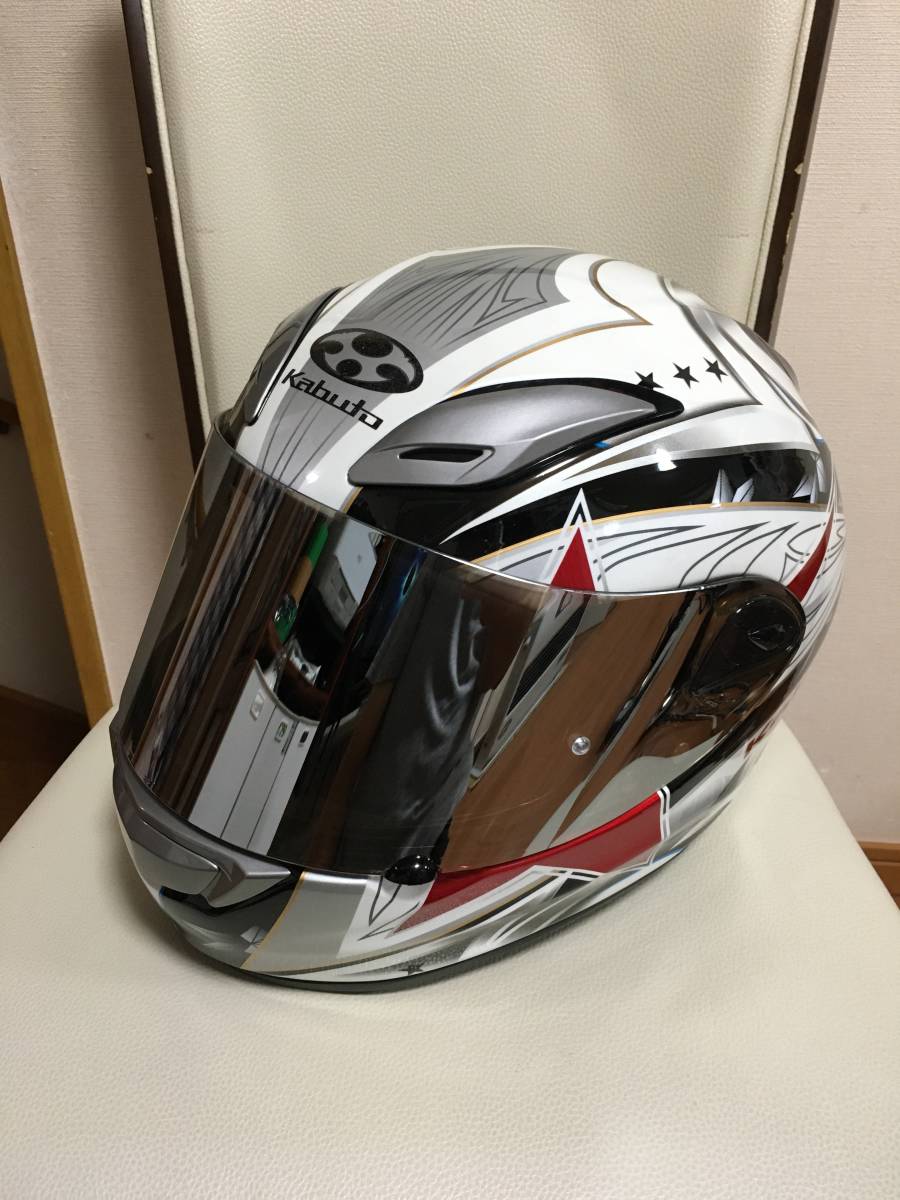 美品】Kabuto エアロブレード5 Mサイズ シールド3枚・ピンロック付き