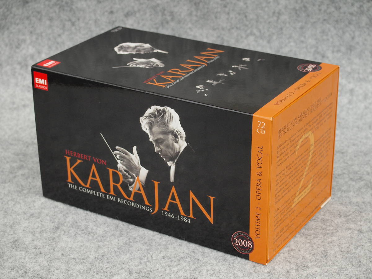カラヤン EMI録音大全集 Vol，2 オペラ＆声楽曲集 1946-1984 [Karajan