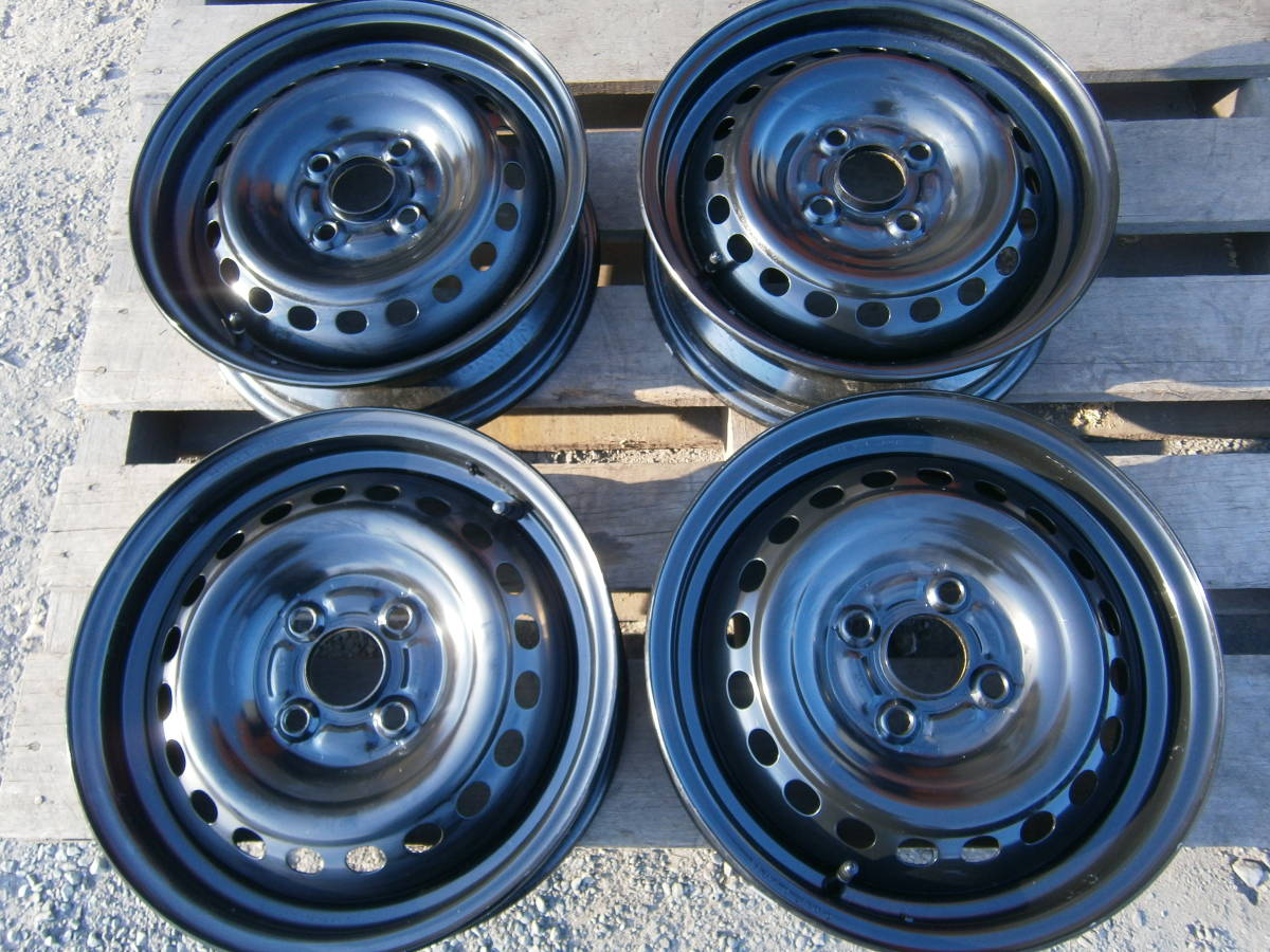 ホンダ 純正 N-WGN 4本 PCD100 15インチ 4穴 中古 N-BOX ホンダN