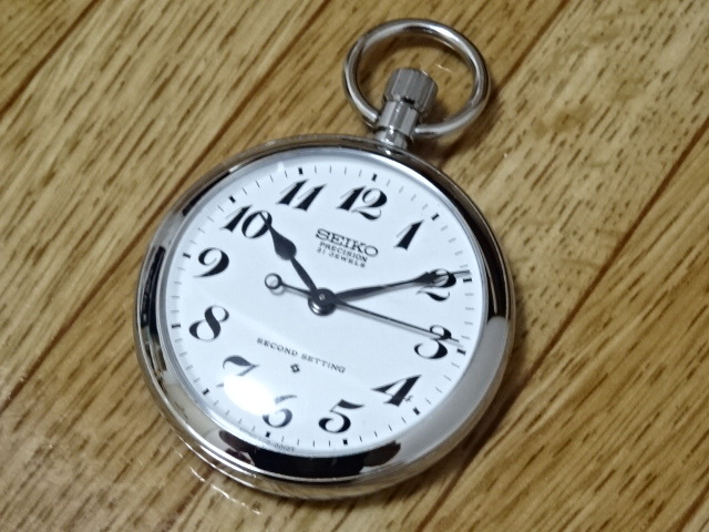 ジャンク品 SEIKO セイコー プレシジョン 懐中時計 21石 PRECISION