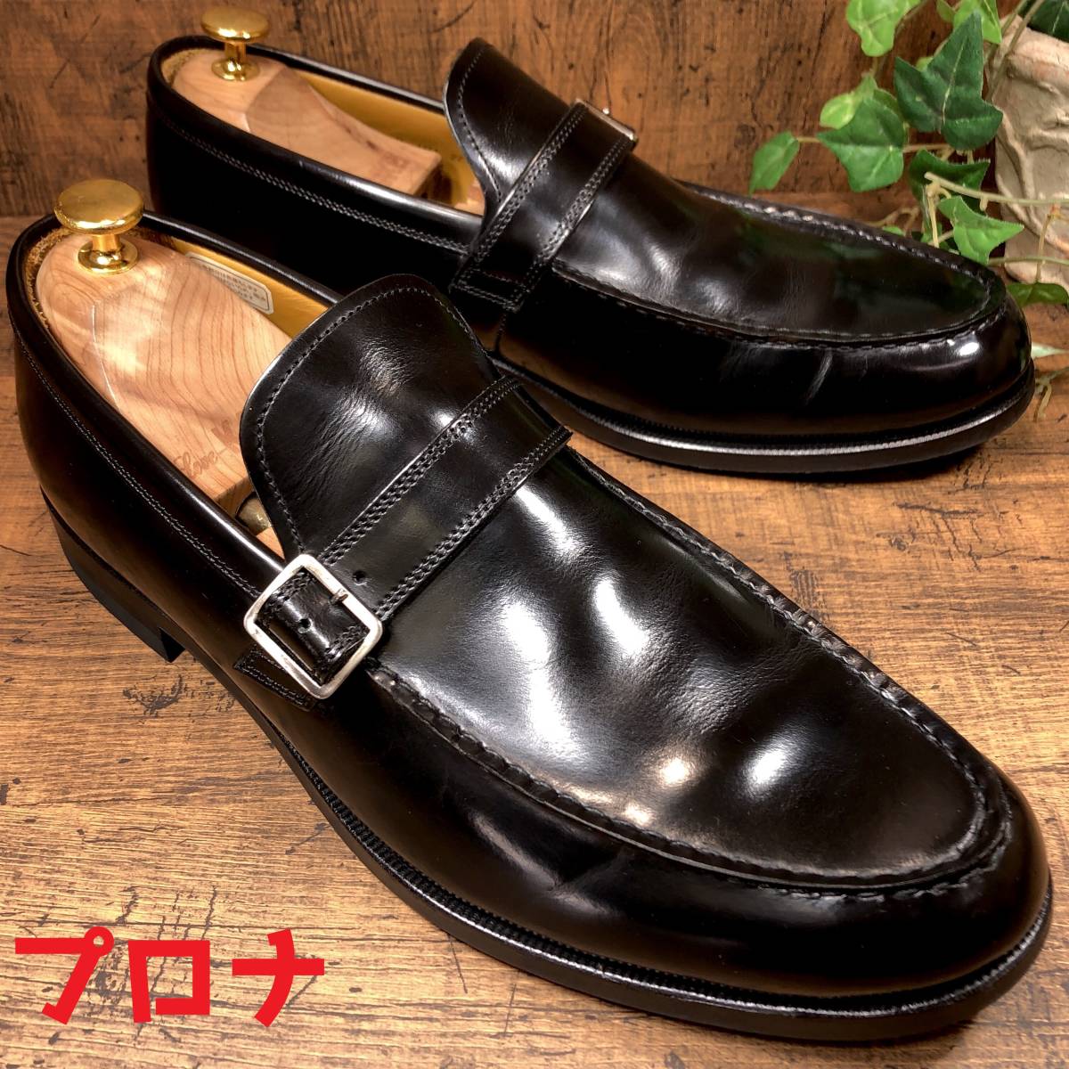 人気セール，本物保証 □REGAL□ 27cm 黒 ブラック リーガル モンク 
