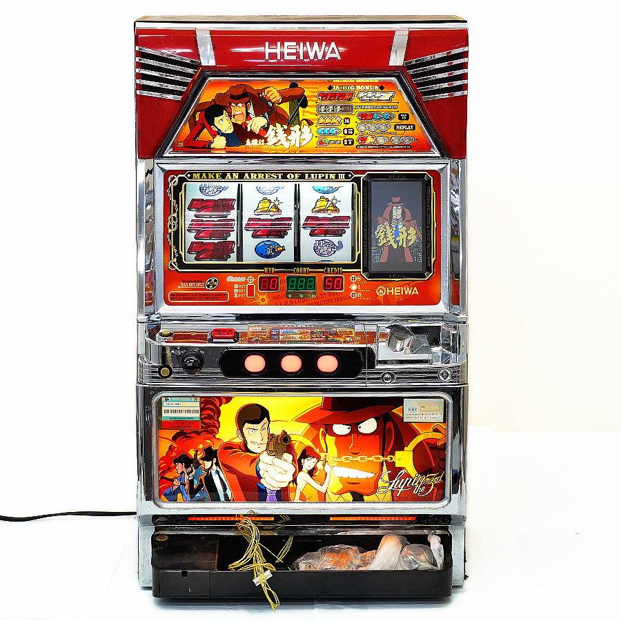 【パチスロ実機】平和★主役は銭形【不要機付き】４号機・希少台・人気台 パチスロ実機平和☆主役は銭形不要機付き4号機・希少台・人気台