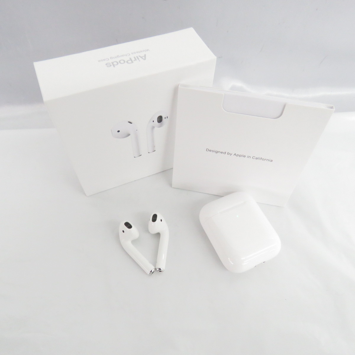 中古】Apple アップル ワイヤレスイヤホン エアーポッズ AirPods with