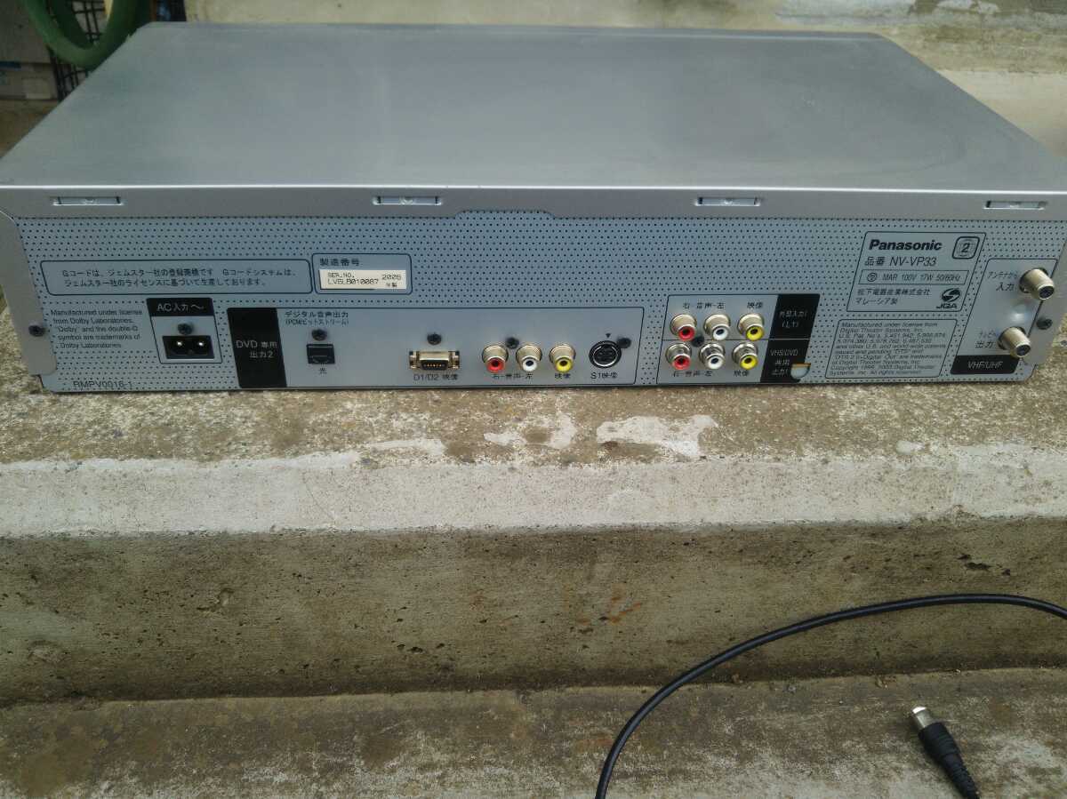 Panasonic DVDプレーヤー 一体型ビデオ_2
