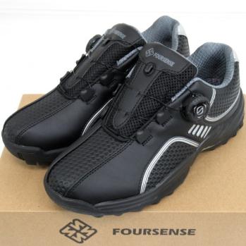 最新作，新品 1円 FOURSENSE ダイヤル式 メンズ スパイクレス シューズ 黒 26.0cm(26.0cm)｜売買されたオークション情報、yahooの商品情報をアーカイブ公開 - オークファン 26.0cm