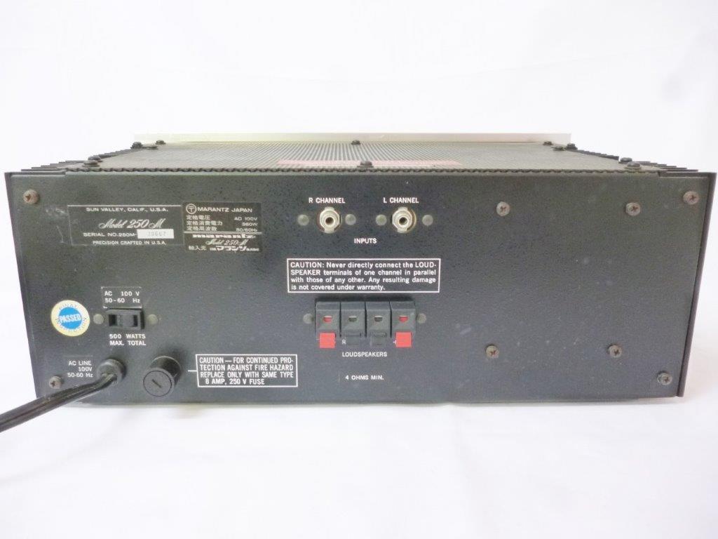 Model マランツ 250M Marantz パワーアンプ - ☆Marantz marantz MODEL