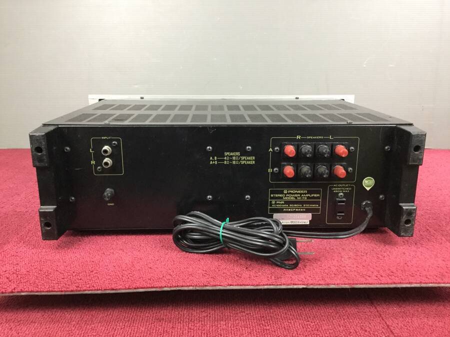 PIONEER M-73 パワーアンプ◇ジャンク品 【公式通販】