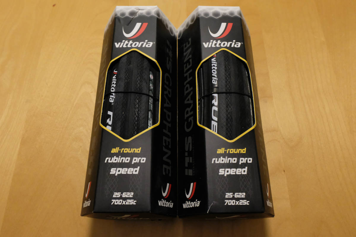 【新品・即決・送料込】Vittoria RUBINO PRO SPEED G+ 700 x 25c 2本セット（ビットリア ルビノ プロ スピード）