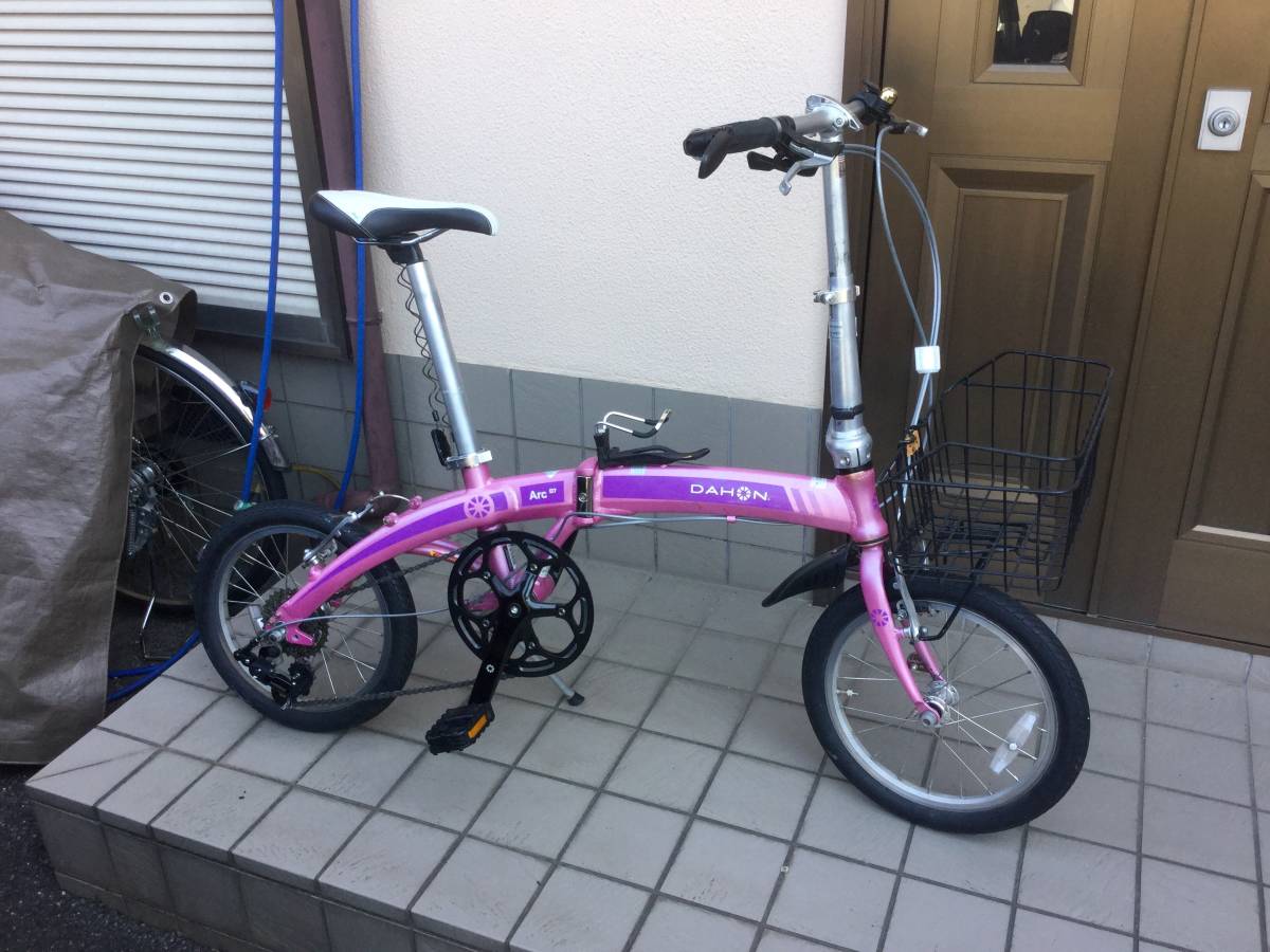 折りたたみ自転車 Curve D7 DAHON 16インチ D7(ルビーレッド⁄外装7段 
