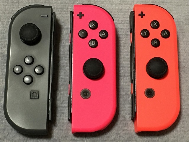 Switch Nintendo 中古Nintendo グレー Joy-Con ネオンレッド⁄(R
